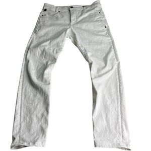 G Star Raw Jeans Men's 32x28 D-Staq 3D Slim Fit White Denim Stretch